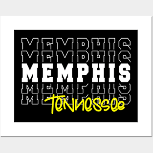 Memphis city Tennessee Memphis TN Posters and Art